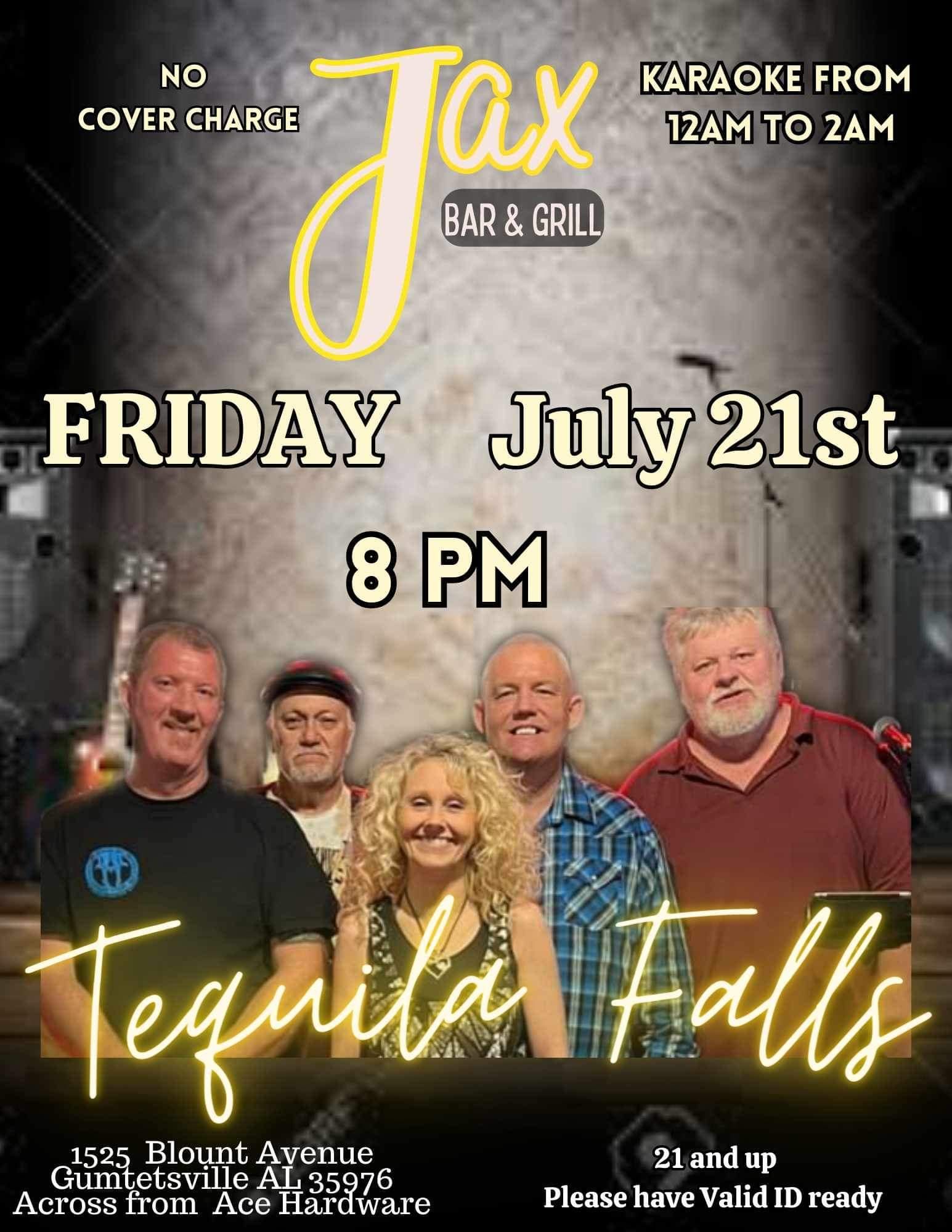 Tequila Falls, at Jax Bar & Grill - Lake Guntersville Chamber